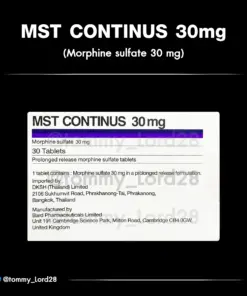 MST CONTINUS 30mg 🇬🇧