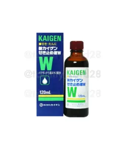 Kaigen Cough Suppressant “W” Syrup 120ml (カイゲン せき止め液W)🇯🇵