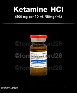 Ketamine HCI 500 mg per 10 mL(RED/AMBER BOTTLE)🔴🟤
