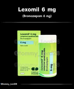 LEXOMIL® 6mg 🇫🇷 (30pcs)